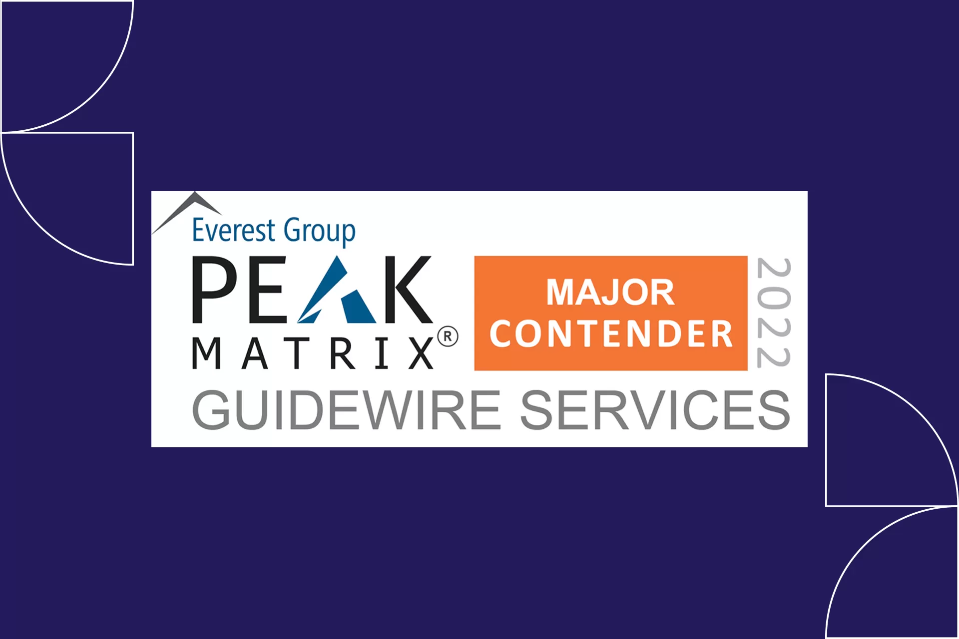 Zensar is recognized as a Top Major Contender in Everest Group's Guidewire Services PEAK Matrix® Assessment 2023